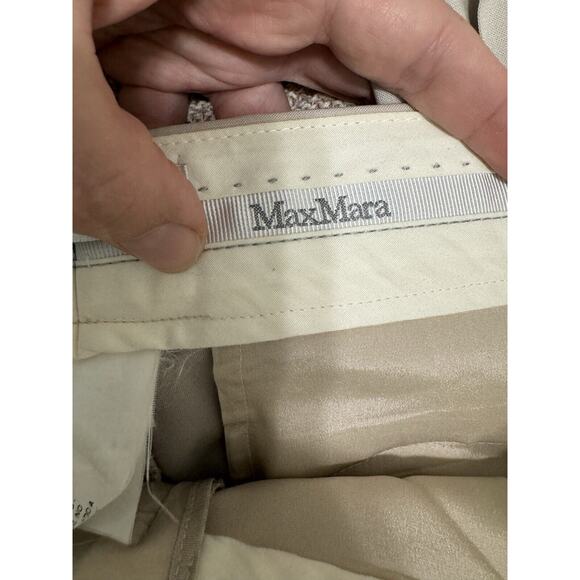 Max Mara Wool Trousers Tapered Leg Classic Quiet Luxury Italy, 10 - Picture 14 of 15